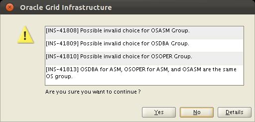 Error message - all groups are the same