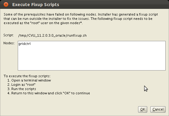 Execute Fixup Scripts